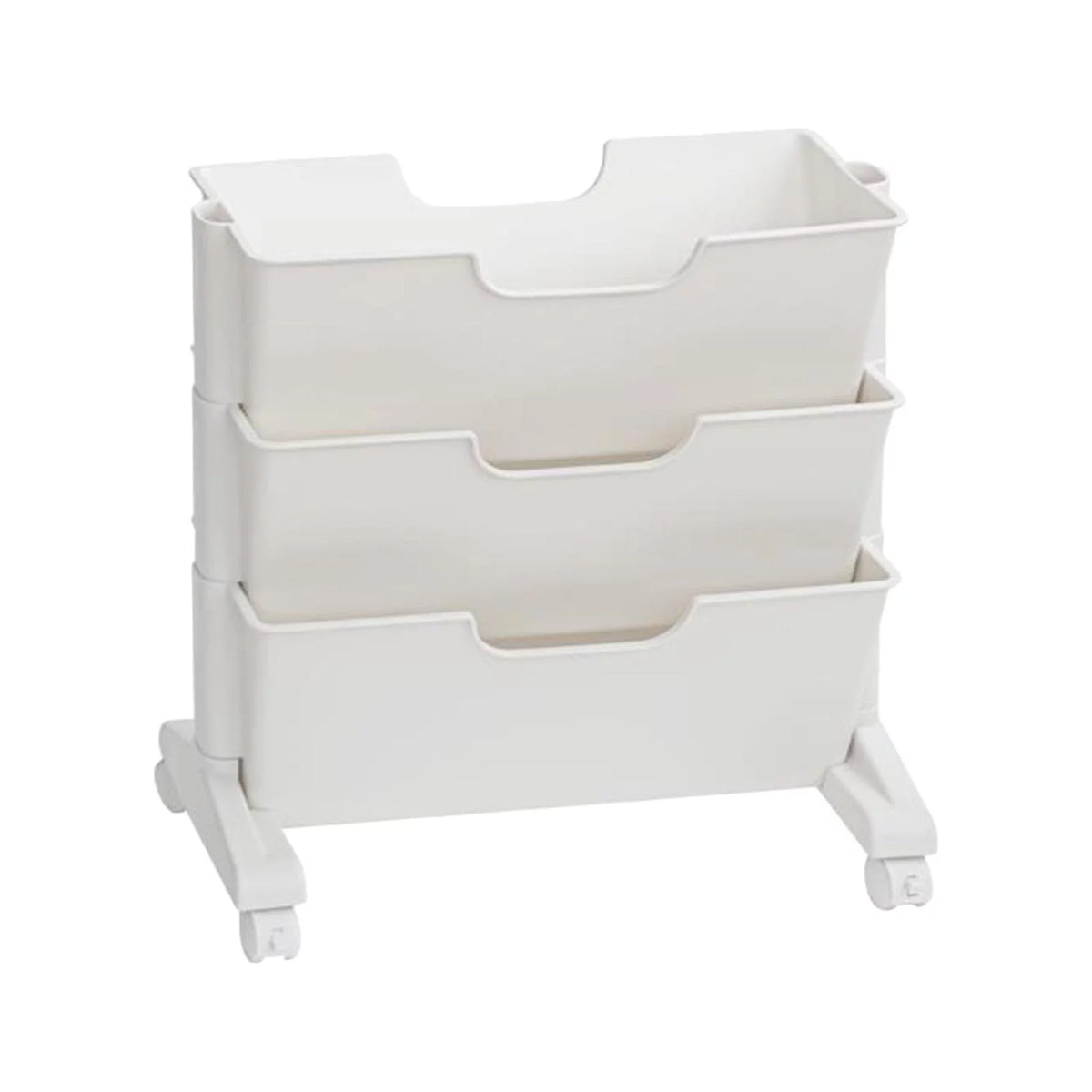3 Tier Rolling Bookshelf with Caster Wheels U632524