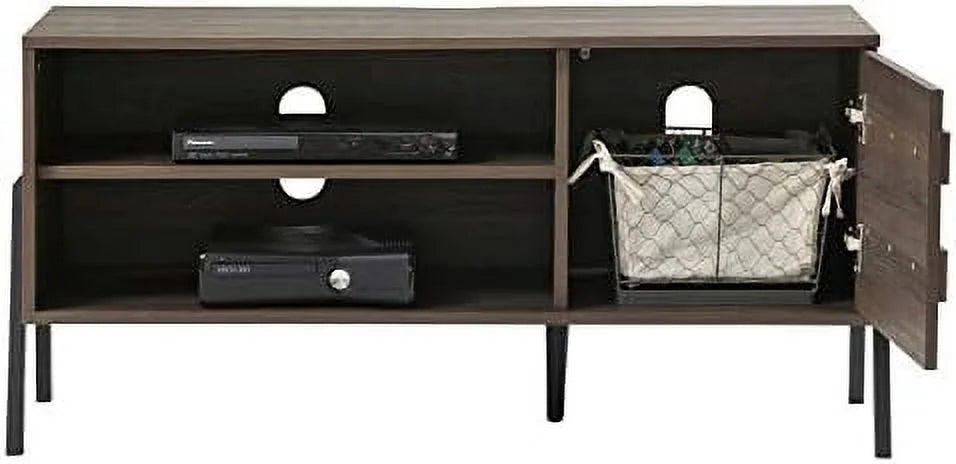 Mid-Century Modern Wood TV Stand up to 85 Inch Y1472