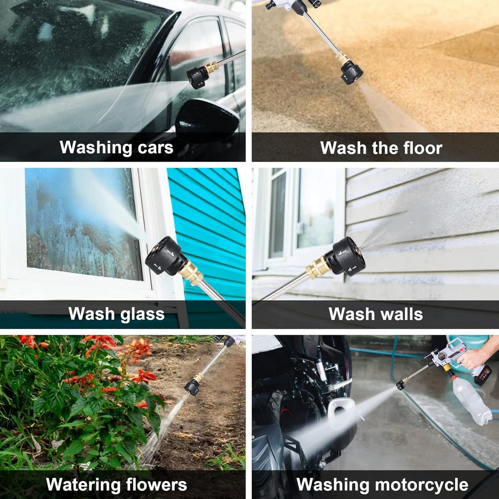 Cordless Portable Pressure Washer with 2 Batteries P96603