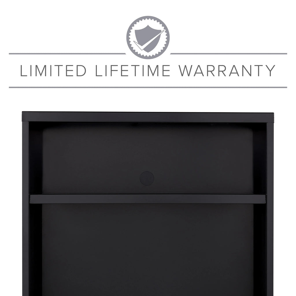 36 inch Wide 2 Drawer Metal File Cabinet, Black P95099