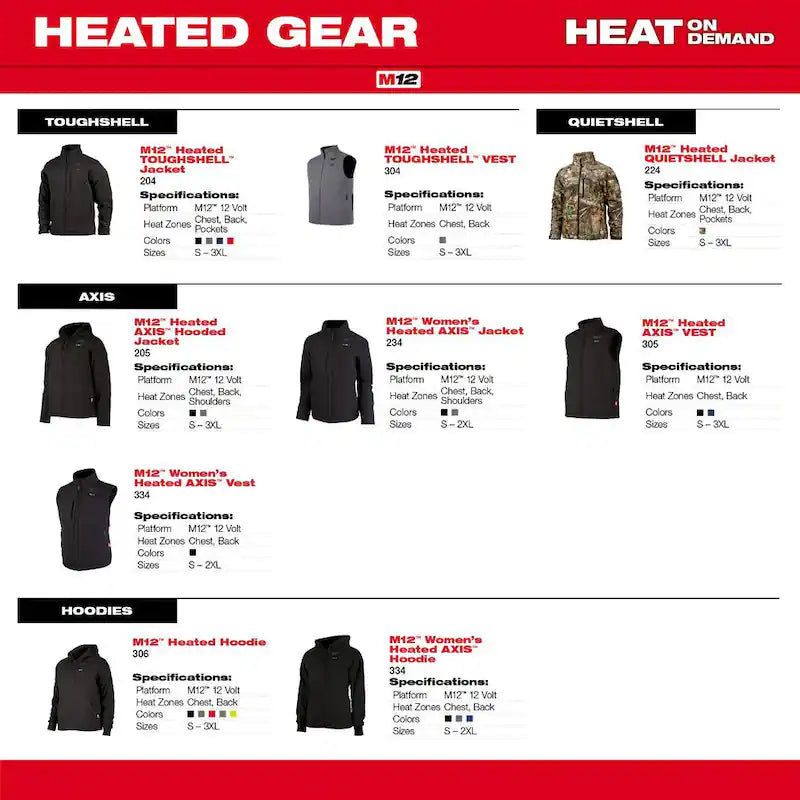 Black Heated Jacket Hoodie I3542