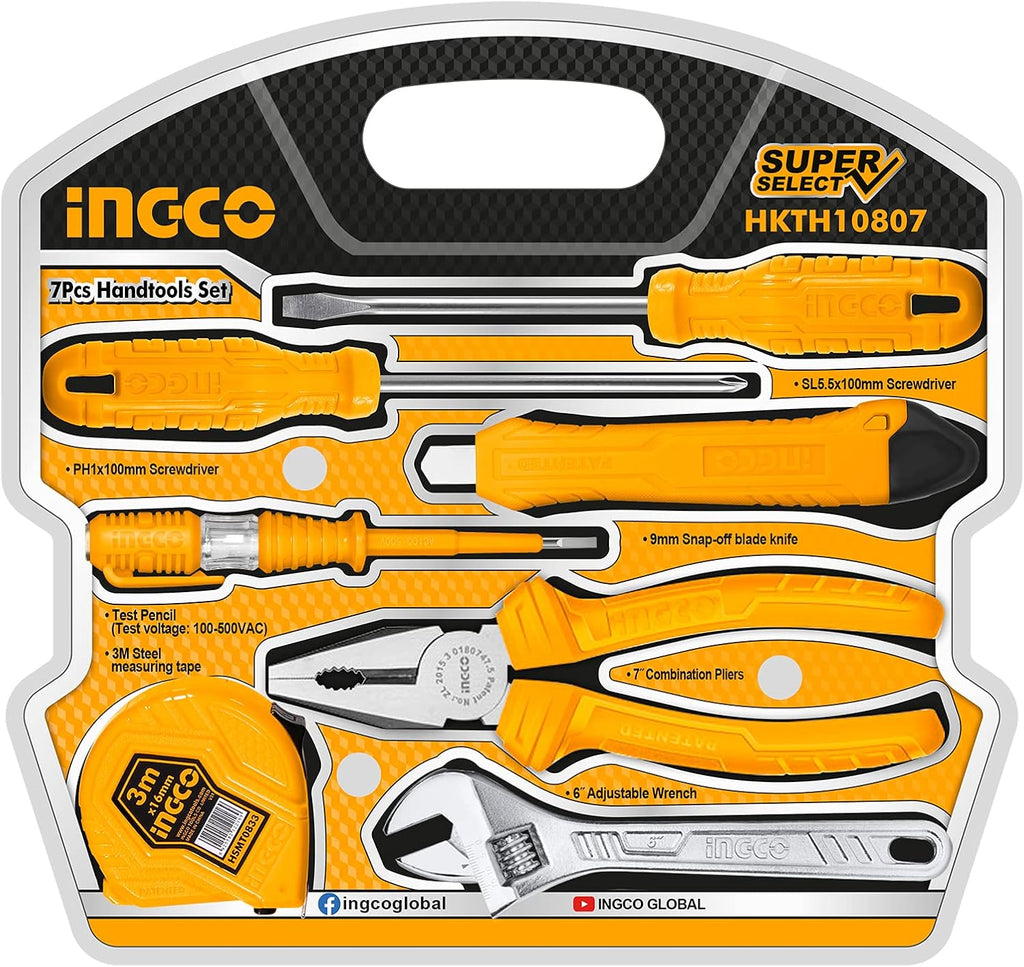 7 Pc Household Basic Tool Set O993550