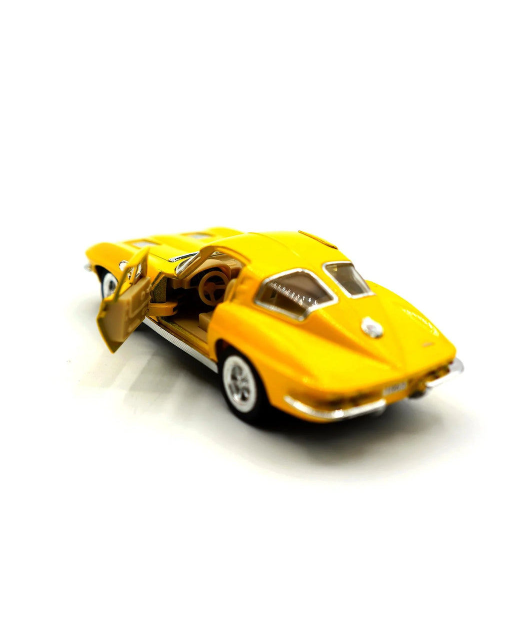5 Yellow Diecast Model Toy Car N941