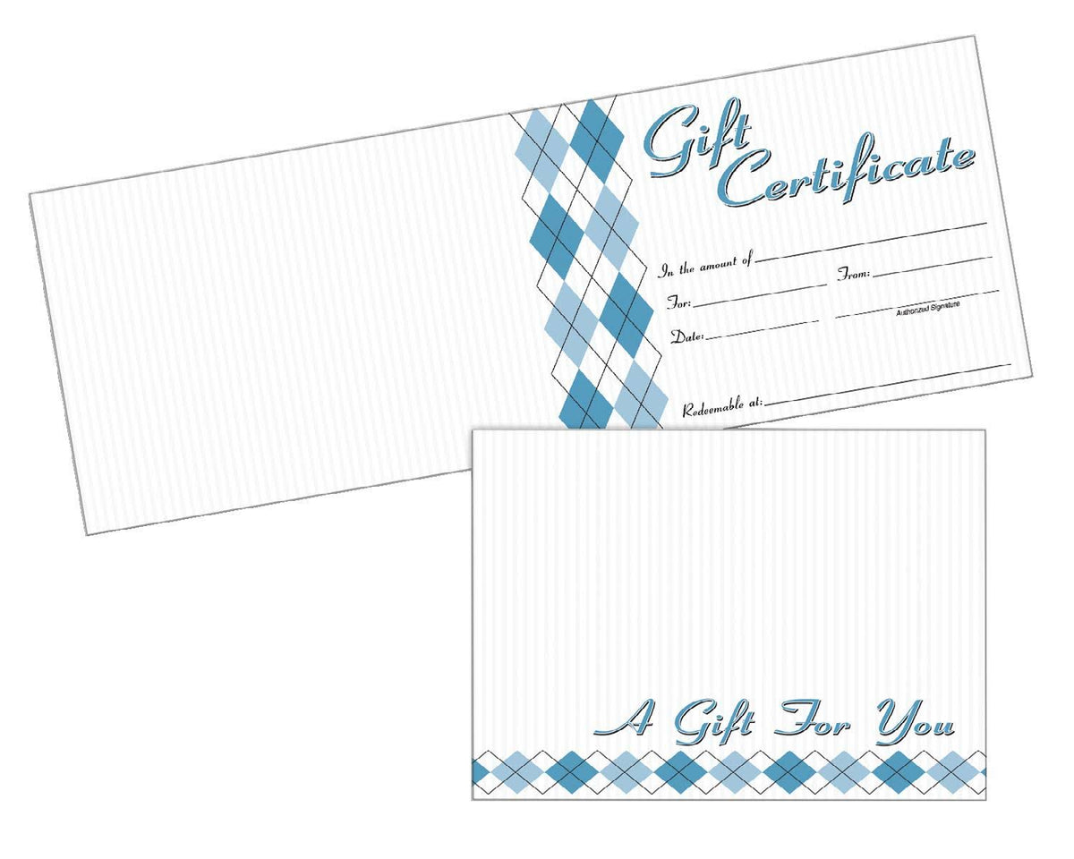 Gift Certificate Cards & Envelopes, 20 pack Q984239
