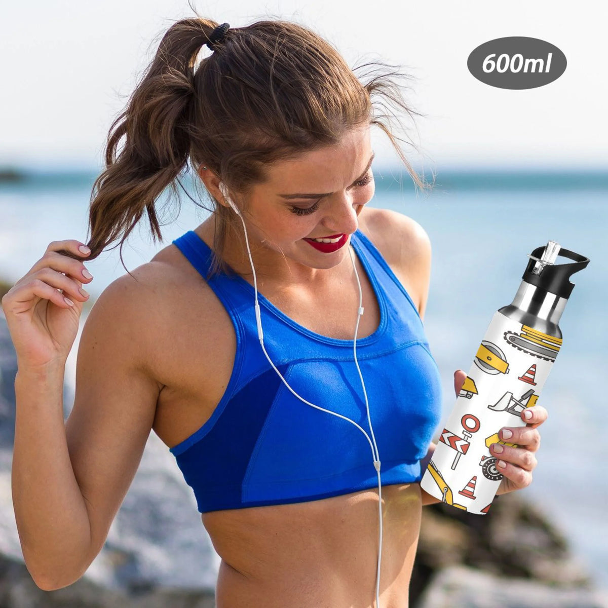 Stainless Steel Insulated Water Bottle with Straw Lid G219
