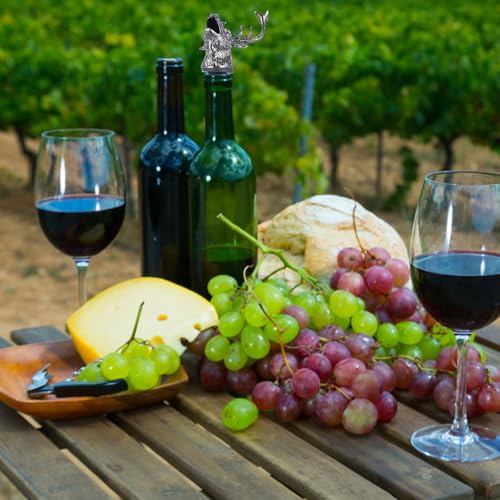 Creative Elk Head Wine Pourer Bottle Stopper G310