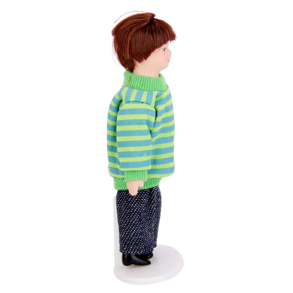 Porcelain Doll People Model with Display Stand H11069