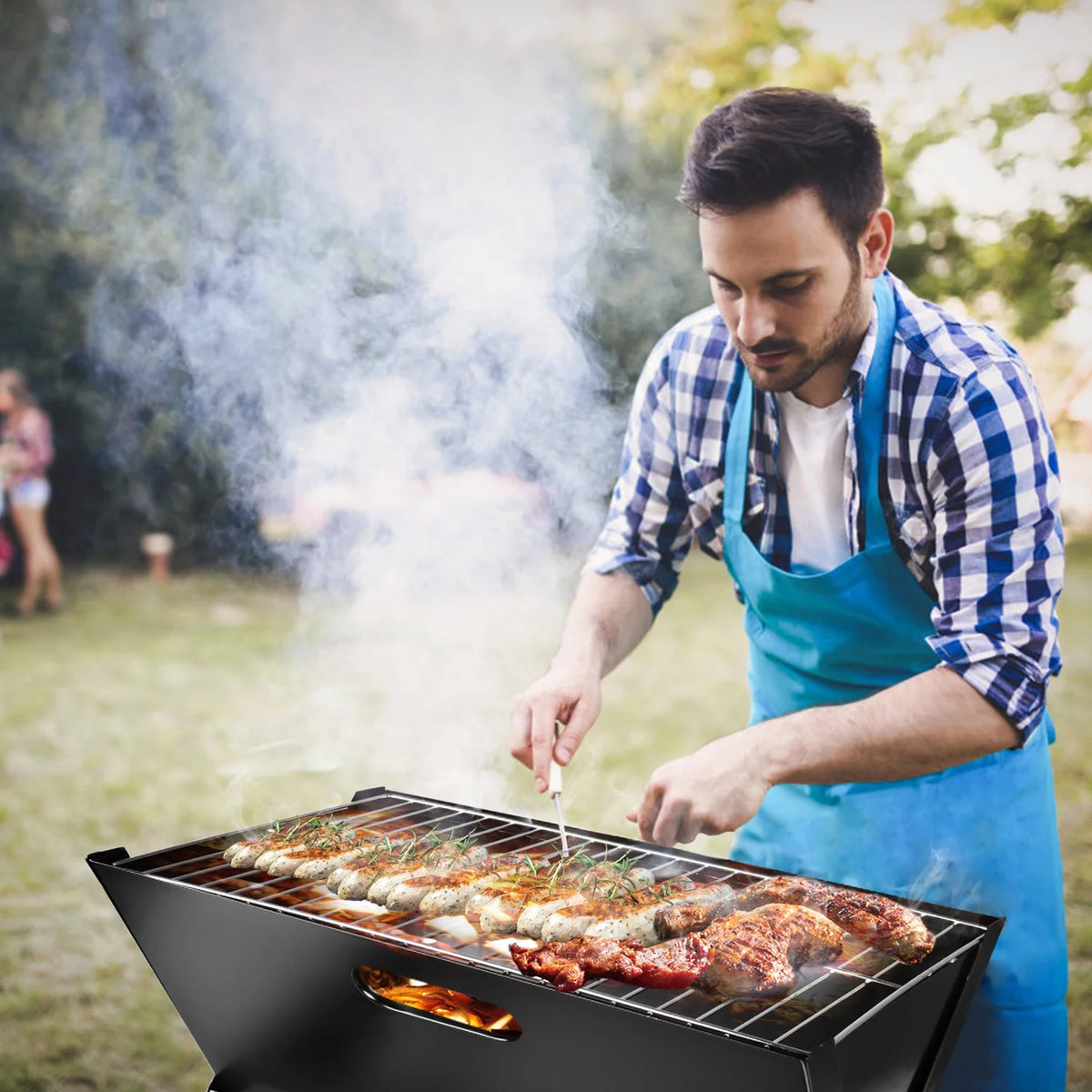 Portable Foldable Charcoal BBQ Grill U878