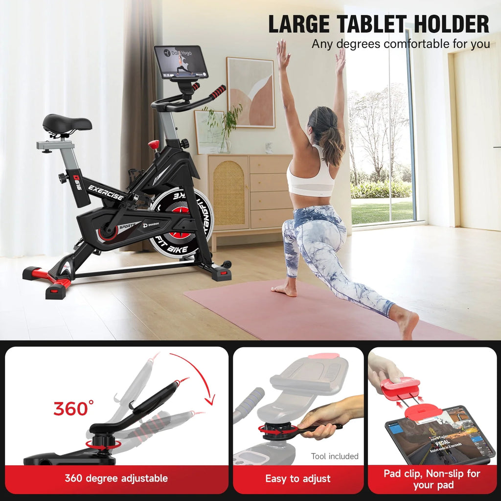 Magnetic Exercise Bike 40lbs Flywheel 350lbs P357