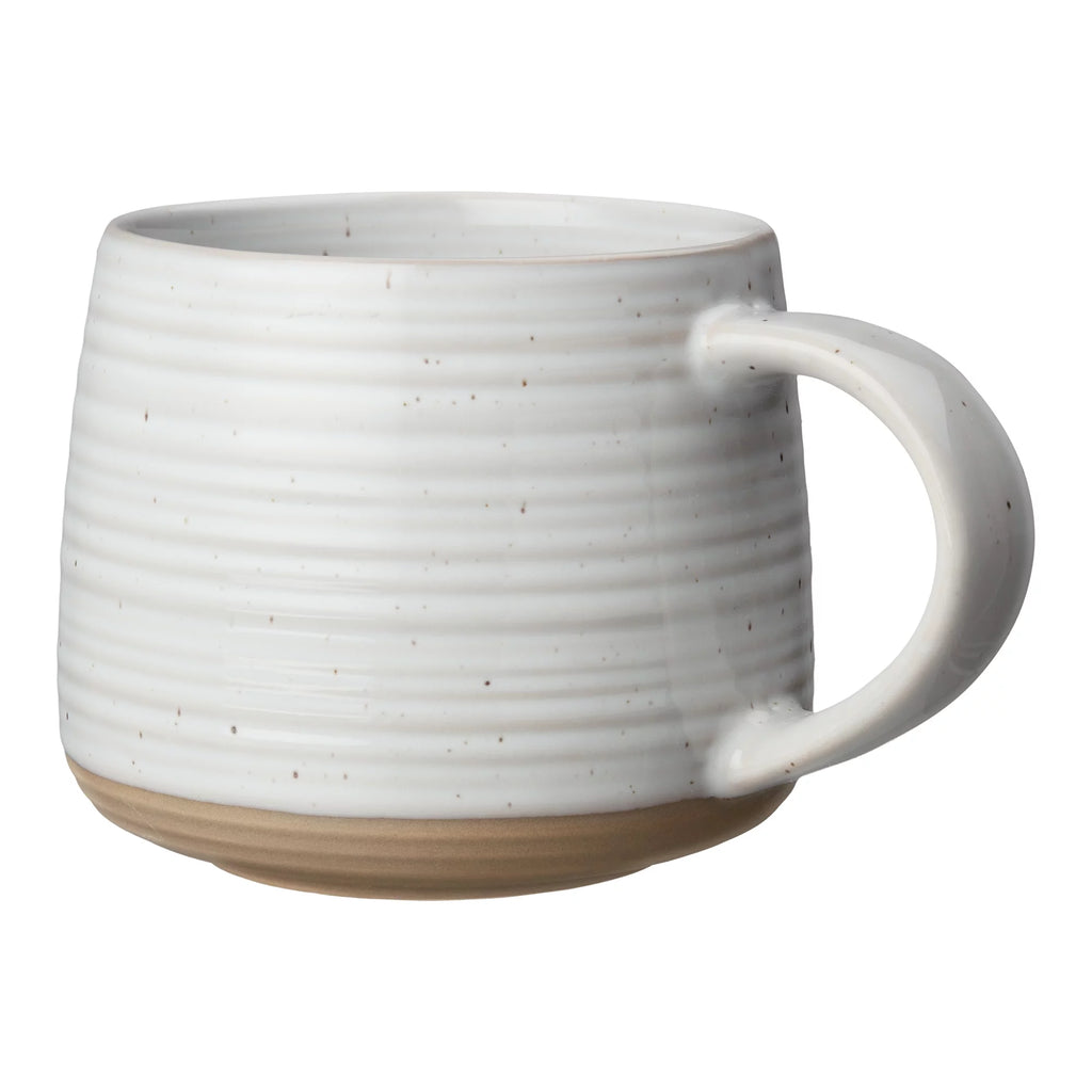 White Round Stoneware 16-Piece Dinnerware Set L36237