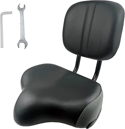 Oversized Comfort Bicycle Saddle Replacement with Memory Foam PU Cushion H5349