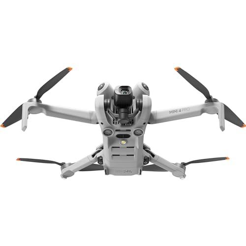 DJI Mini 4 Pro Drone Fly More Combo Plus with RC 2 Controller (With Screen) Folding Drone with 4K Video, Under 249g, 45 Mins Flight Time, Vision Sensing 3 Batteries Bundle with 2x 128GB Memory Card D2545