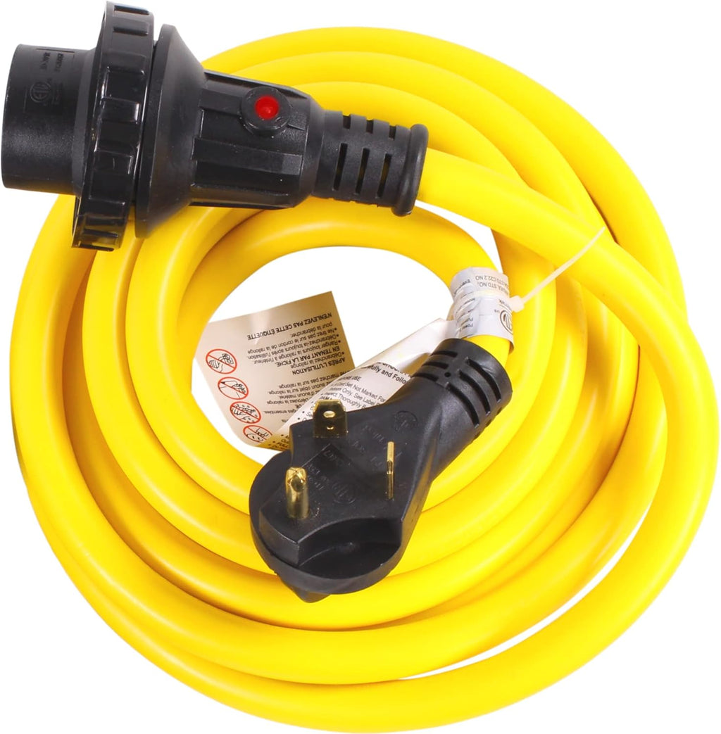 30A RV Power Extension Cord, 50 Feet, 125V, 30 AMP, Twist Lock Q958273