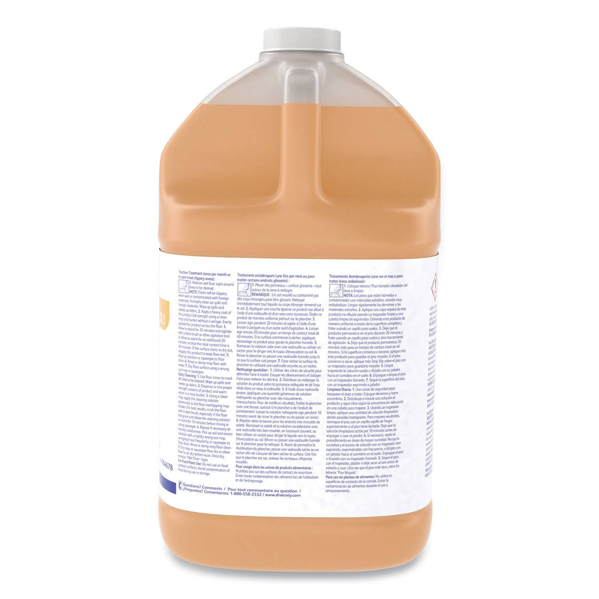 Suma Stop Slip Traction Treatment, Unscented, 1 Gal Bottle, 4/Carton I592760