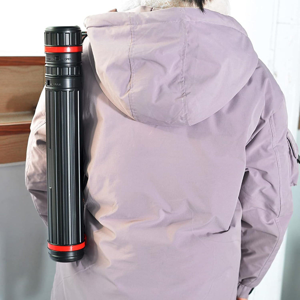 Poster Tube with Adjustable Strap, 17.5 to 28 Inch X6061