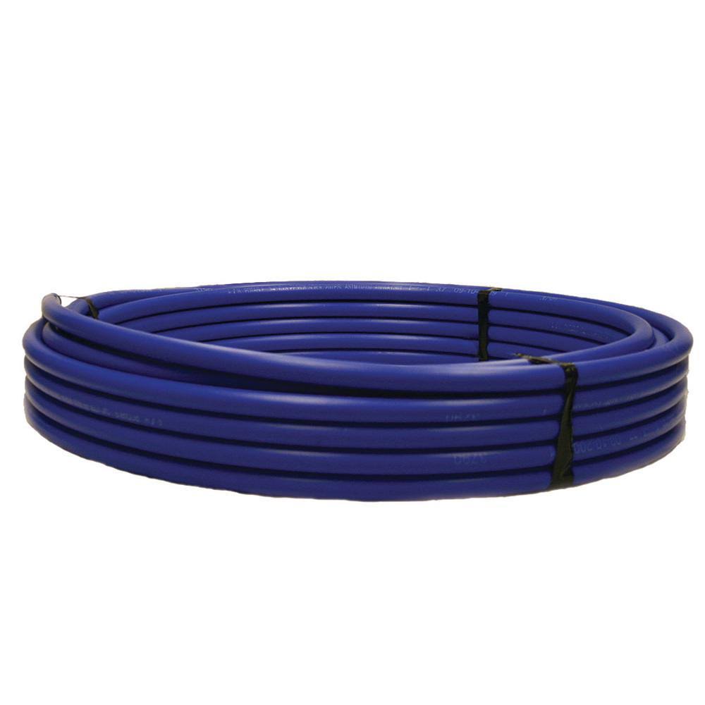 1-1/2 in. x 100 ft. CTS 250 PSI NSF Poly Pipe in Blue E614764