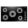 30 Gas Cooktop Stainless Steel 5 Sealed Brass Burners R7849