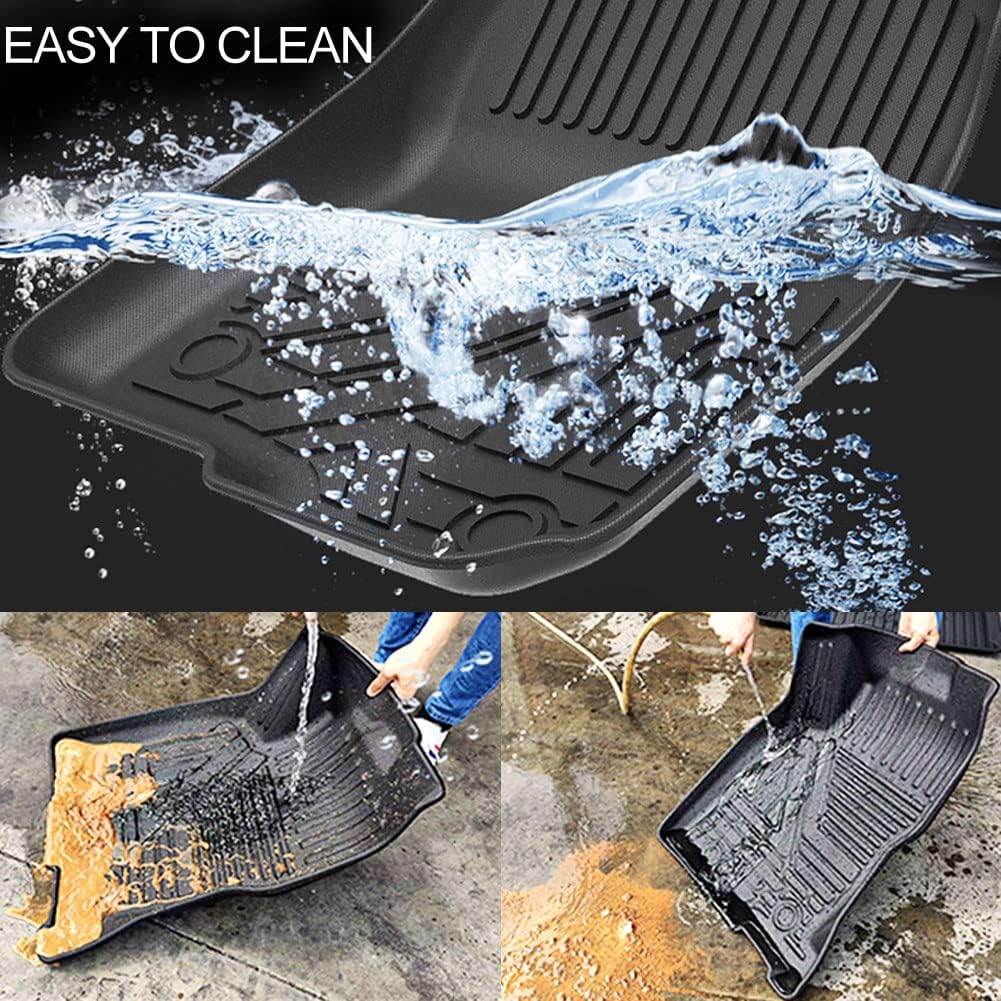 Black Rubber Floor Liner for Toyota Camry B436