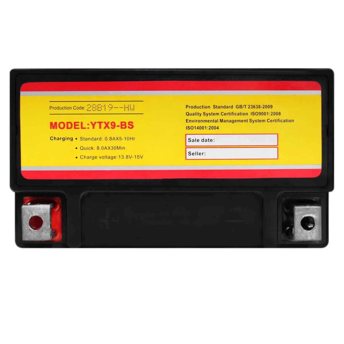 YTX9-BS Replacement Battery J764602