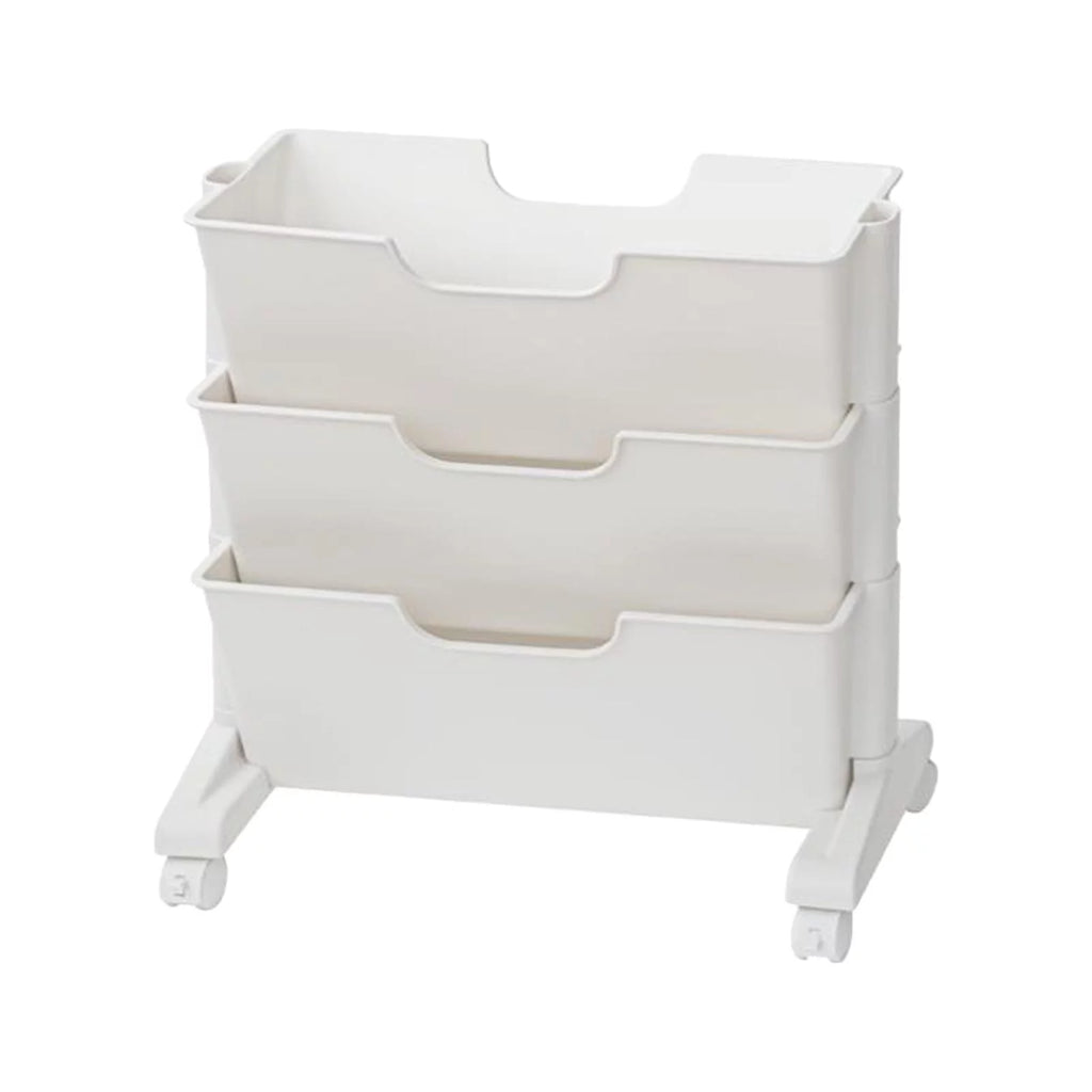 3 Tier Rolling Bookshelf with Caster Wheels U632524