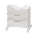 3 Tier Rolling Bookshelf with Caster Wheels U632524