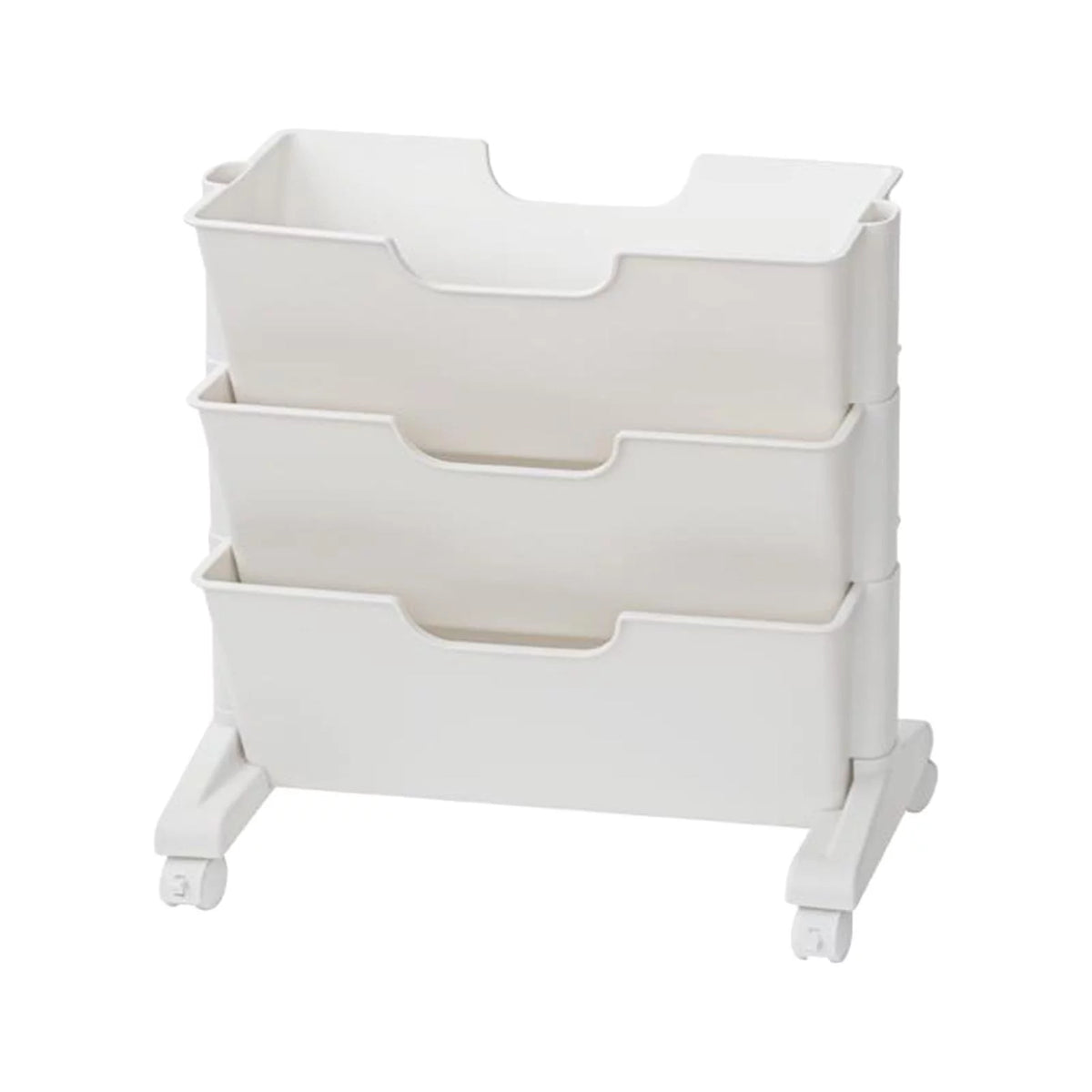 3 Tier Rolling Bookshelf with Caster Wheels U632524