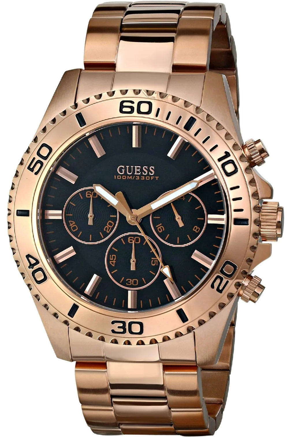 Men's Rose Gold-Tone Chronograph Watch Z47009