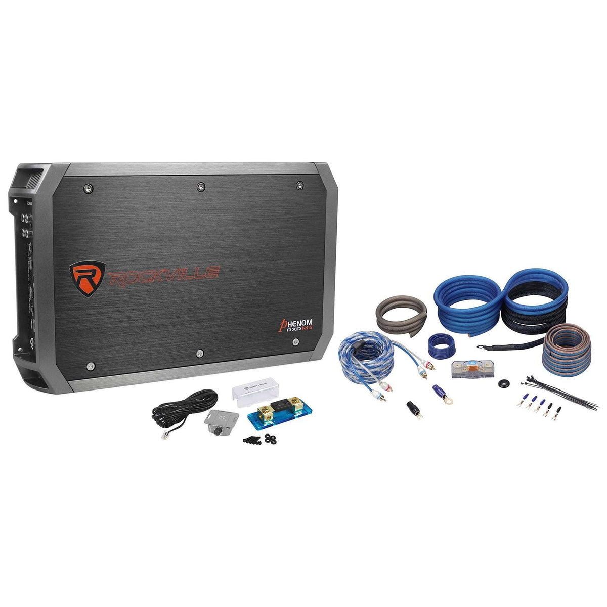 4000 Watt Mono Car Amplifier with Copper Amp Wire Kit A523315
