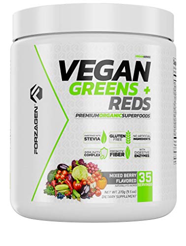 Vegan Greens & Reds Superfood Powder, 35 Servings K461