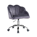 Gray Velvet Adjustable Lift Task Chair P502