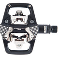 Black MTB Clipless Pedals Aluminum Body Cr-Mo Axle I1608