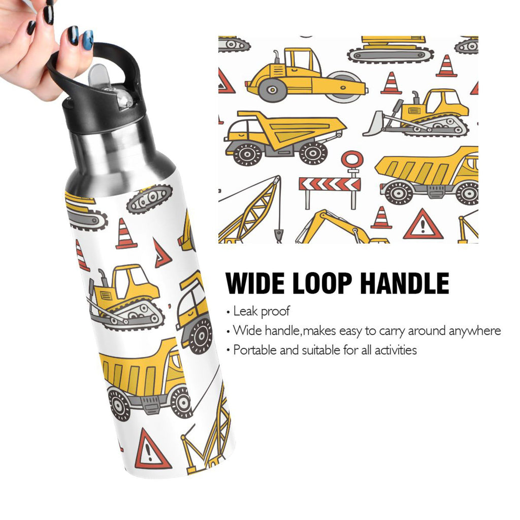 Stainless Steel Insulated Water Bottle with Straw Lid G219