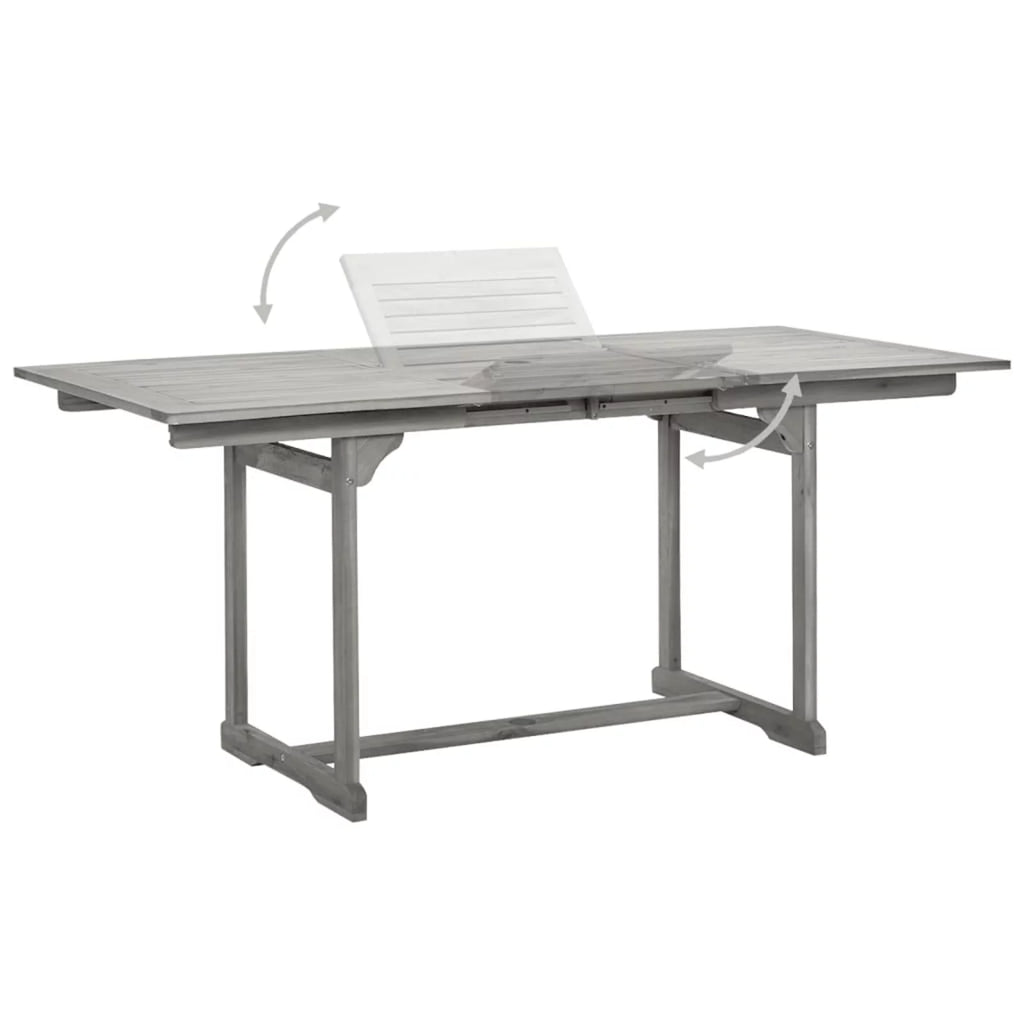 Patio Dining Table Solid Acacia Wood E6731