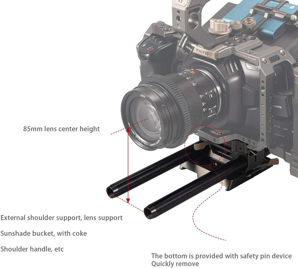 15mm LWS Baseplate for BMPCC 4K Cage N42624