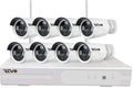 8CH NVR 1TB Wireless Surveillance System with 8 1080p Indoor/Outdoor Bullet Cameras G65143