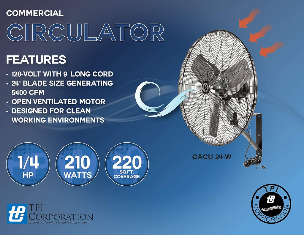 Commercial Wall Mount Fan W539
