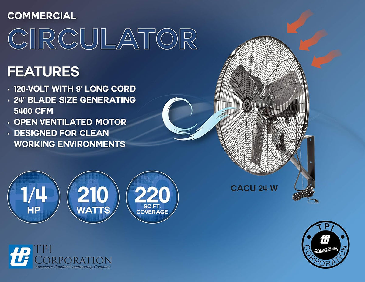 Commercial Wall Mount Fan W539
