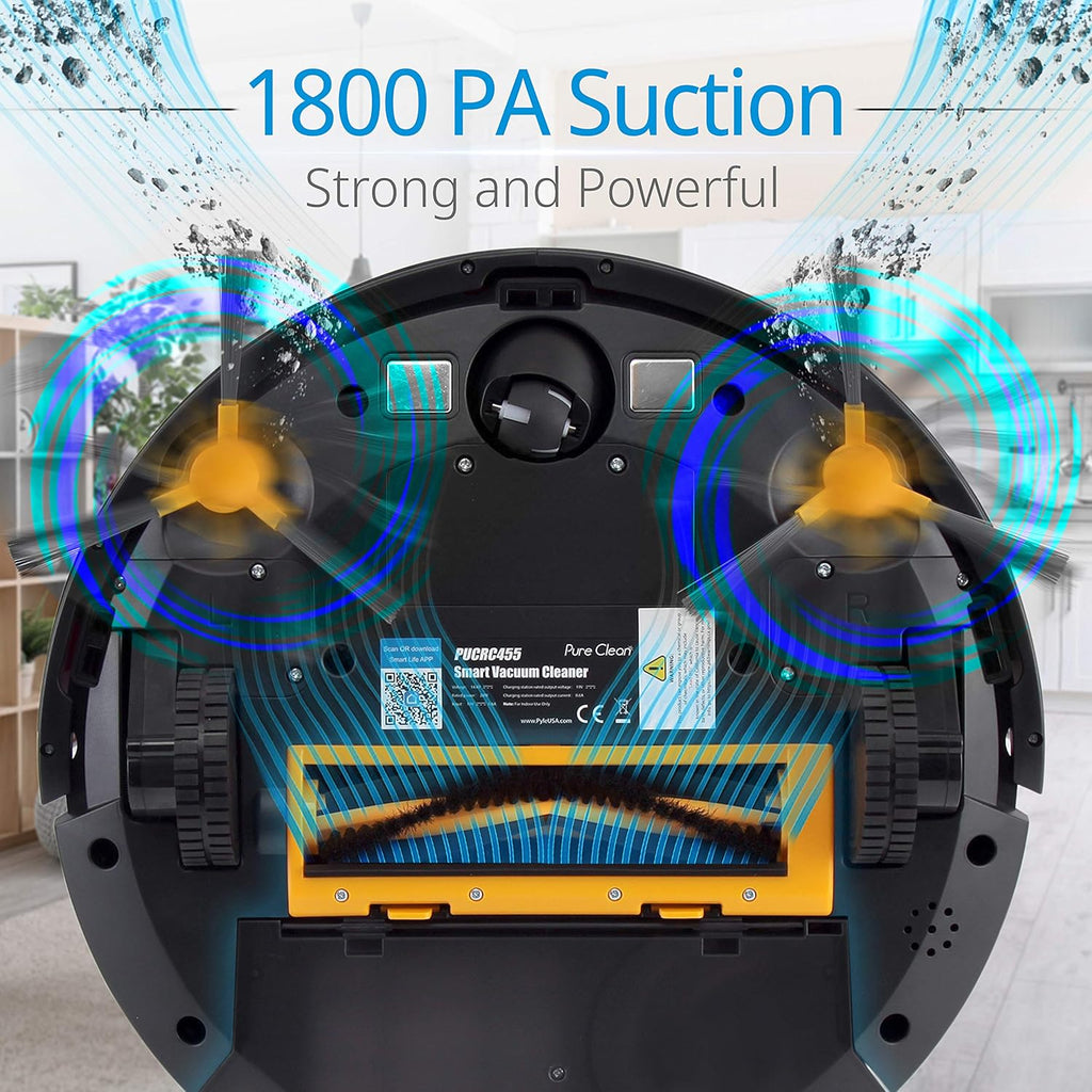 Automatic Robotic Vacuum Cleaner with WiFi App and Gyroscope Mapping C376