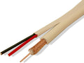 500 ft 20AWG+18/2 White CCTV Camera Bulk Wire Pack of 2 F185