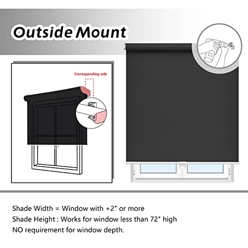Cordless Blackout Roller Shades P147