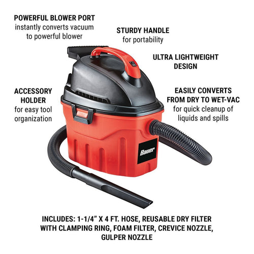 3 Gallon Wet/Dry Vacuum C299