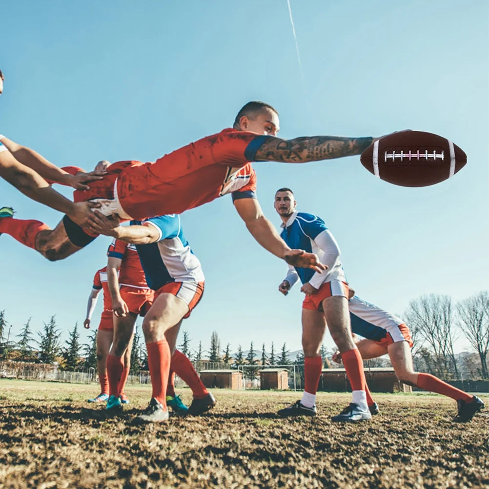 2 Pcs Inflatable Football Bouncy Rugby Race Outdoor Play G186456