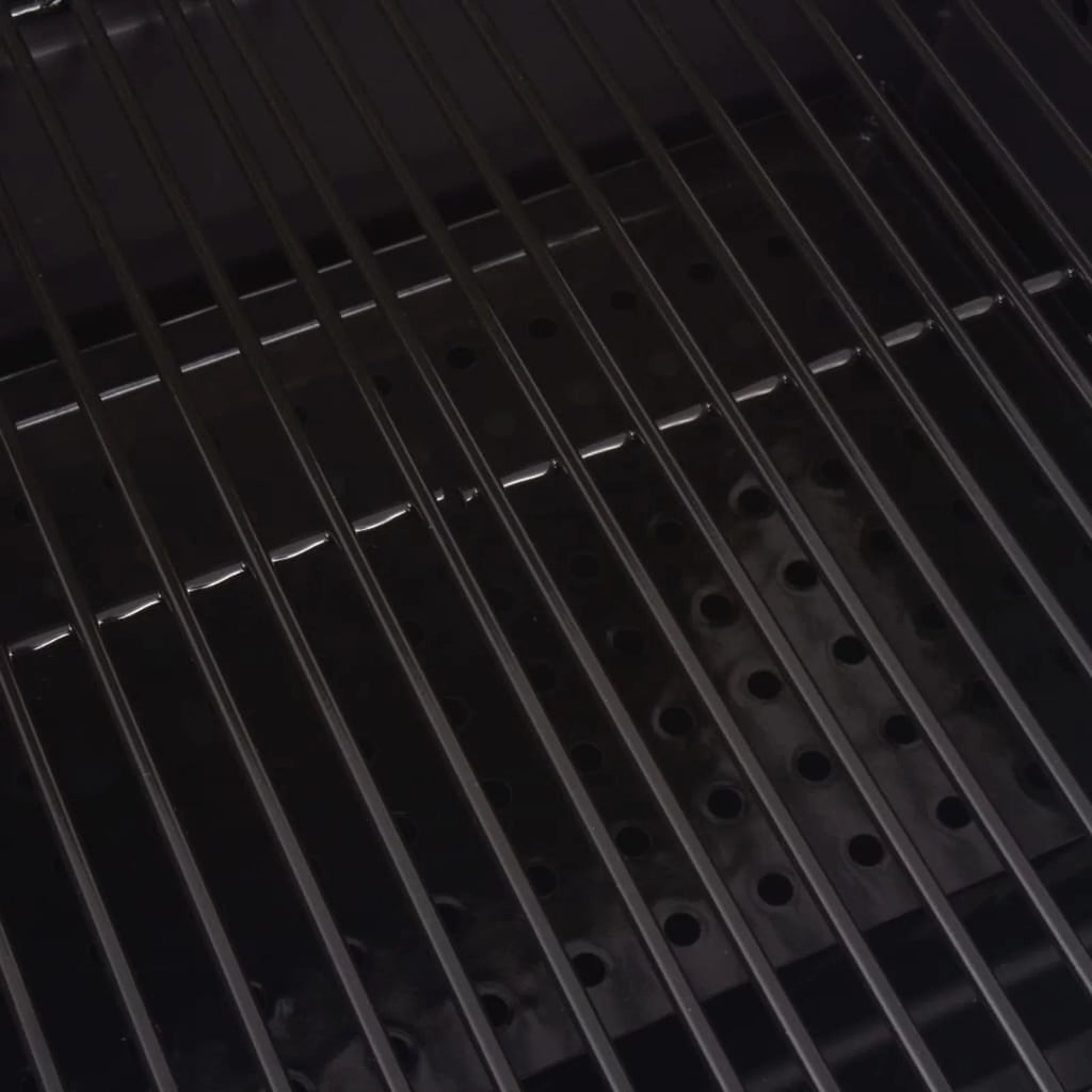 BBQ Charcoal Smoker with Bottom Shelf Black X385