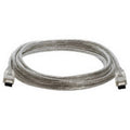 Clear 15ft Firewire DV Cable U351092