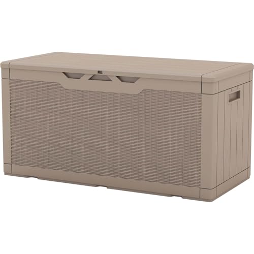 100 Gallon Waterproof Resin Outdoor Storage Box D664866