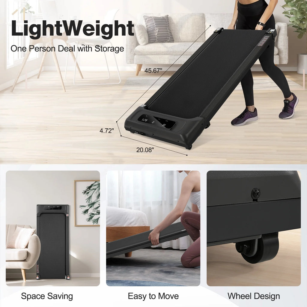 Under Desk Walking Pad 2.5HP Electric Treadmill N8155
