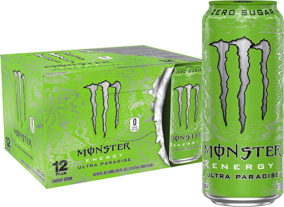 Sugar Free Energy Drink, 16 Ounce (Pack of 12) N214