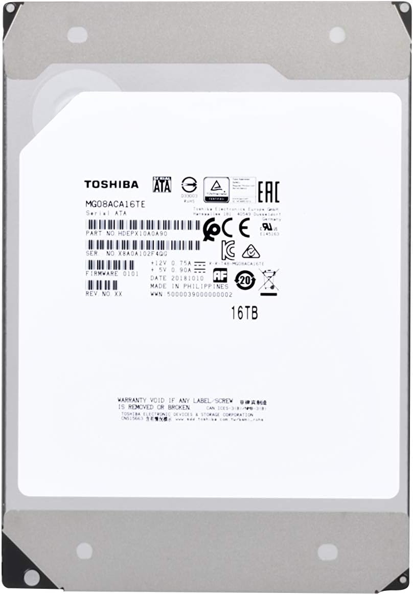 16TB 7200RPM 3.5 SATA Enterprise Hard Drive D279