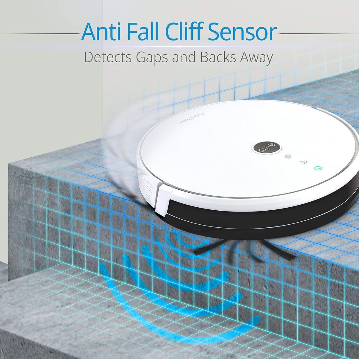 Automatic Robotic Vacuum Cleaner with WiFi App and Gyroscope Mapping C376