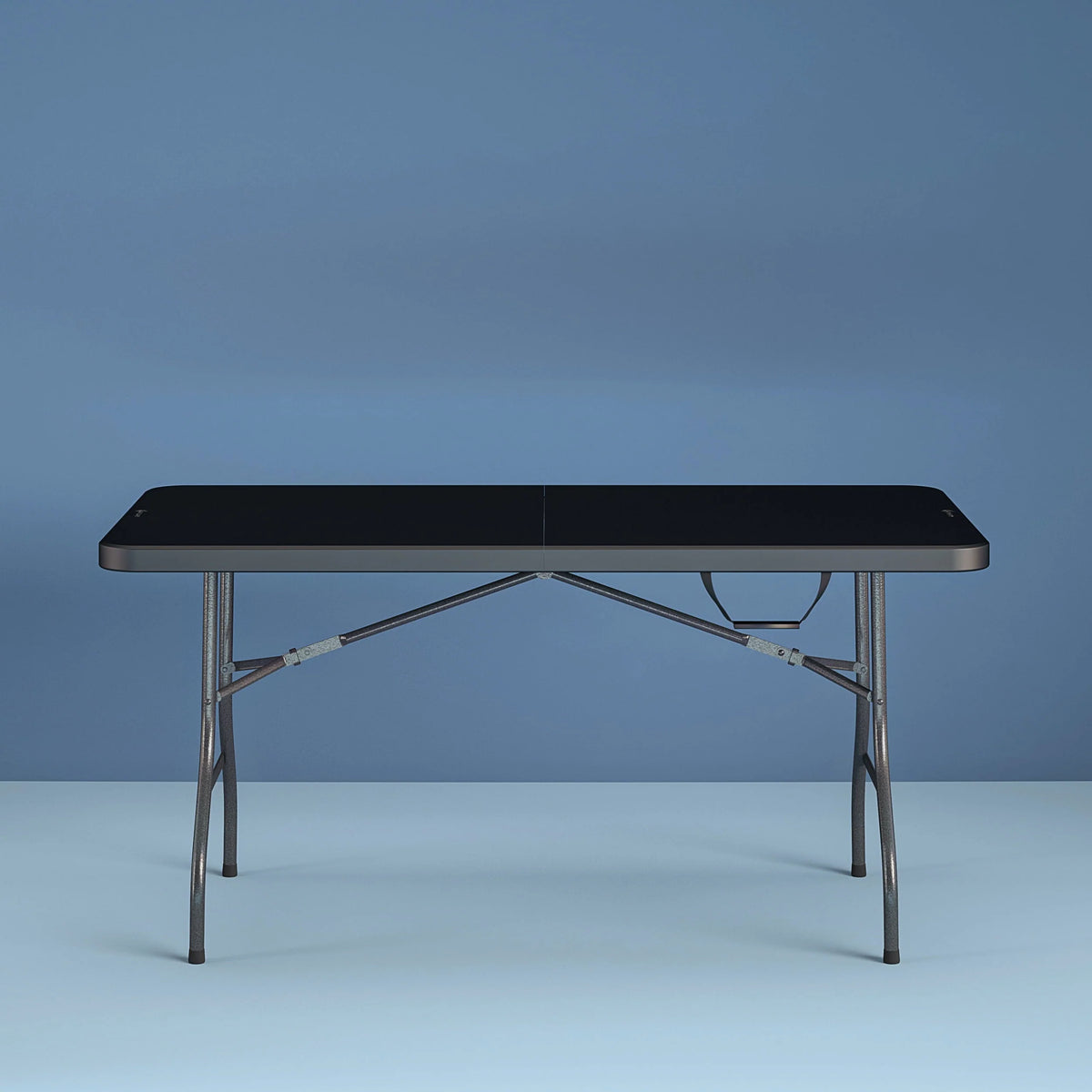 Black 6 Foot Folding Table Z45565